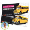 KAY ONE SCHOOL BUS TICKET